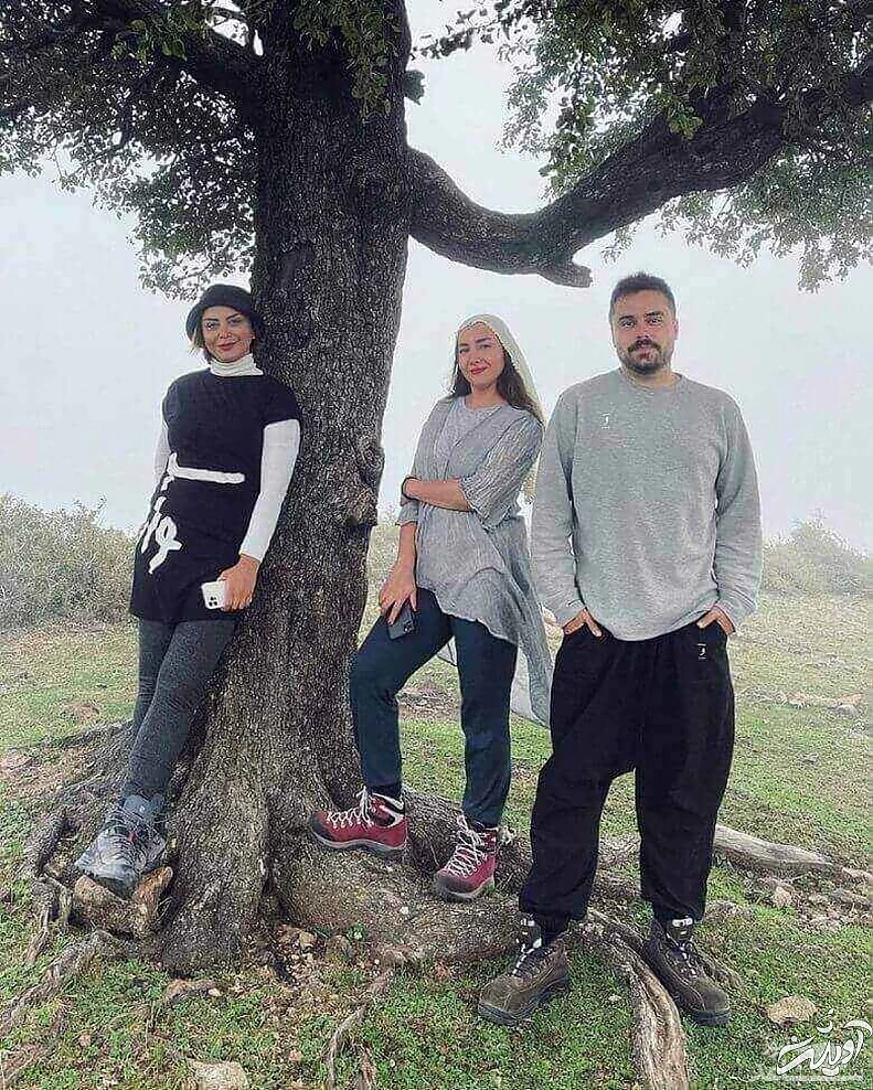 هانیه توسلی و شبنم فرشادجو در طبیعت